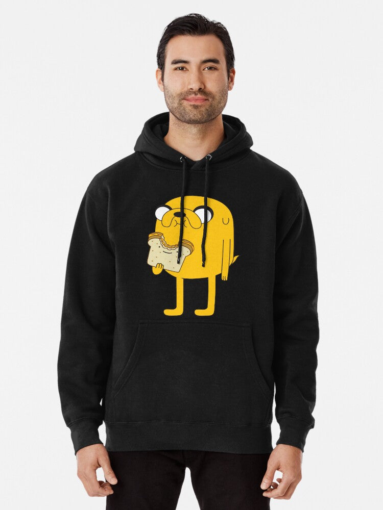 Jake Sandwich Pullover Hoodie | Cozy Graphic Hoodie | Unisex Pullover