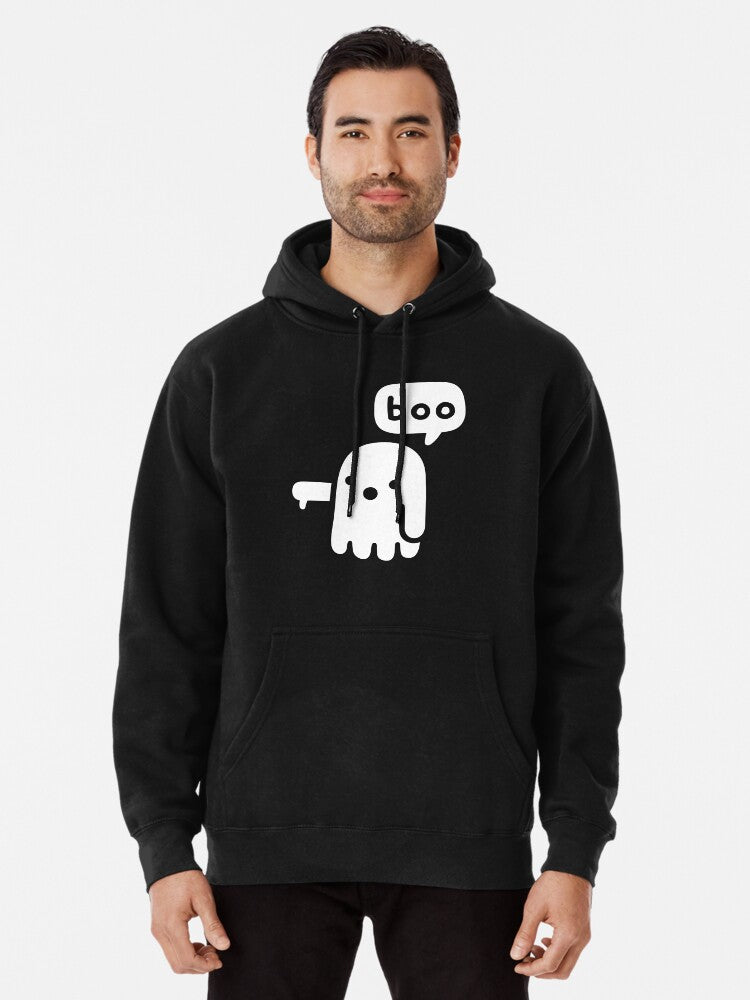 Ghost Of Disapproval Pullover Hoodie | Cozy Graphic Hoodie | Unisex Pullover