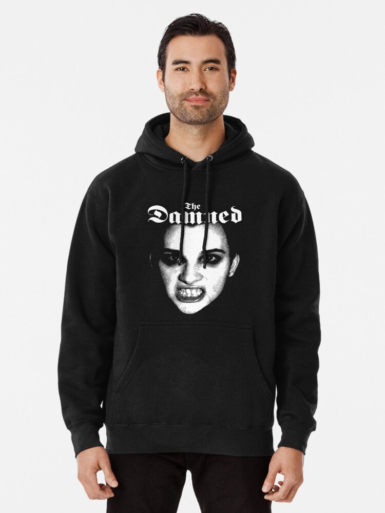 The Damned Pullover Hoodie | Cozy Graphic Hoodie | Unisex Pullover