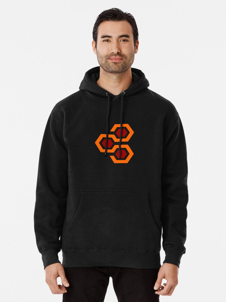 Overlook Rug Carpet Abstract Interpretation Pullover Hoodie | Cozy Graphic Hoodie | Unisex Pullover