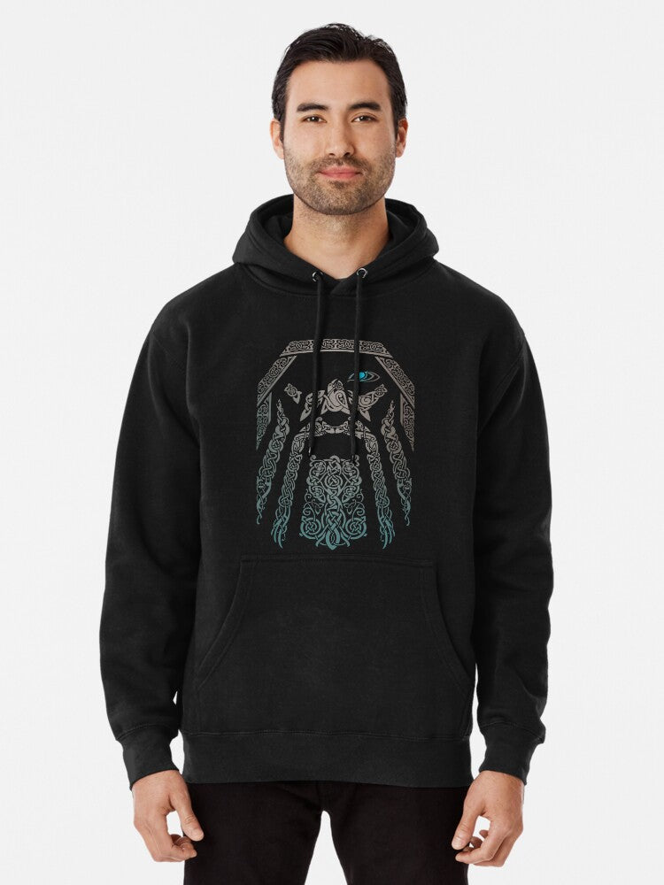 Odin Pullover Hoodie | Cozy Graphic Hoodie | Unisex Pullover