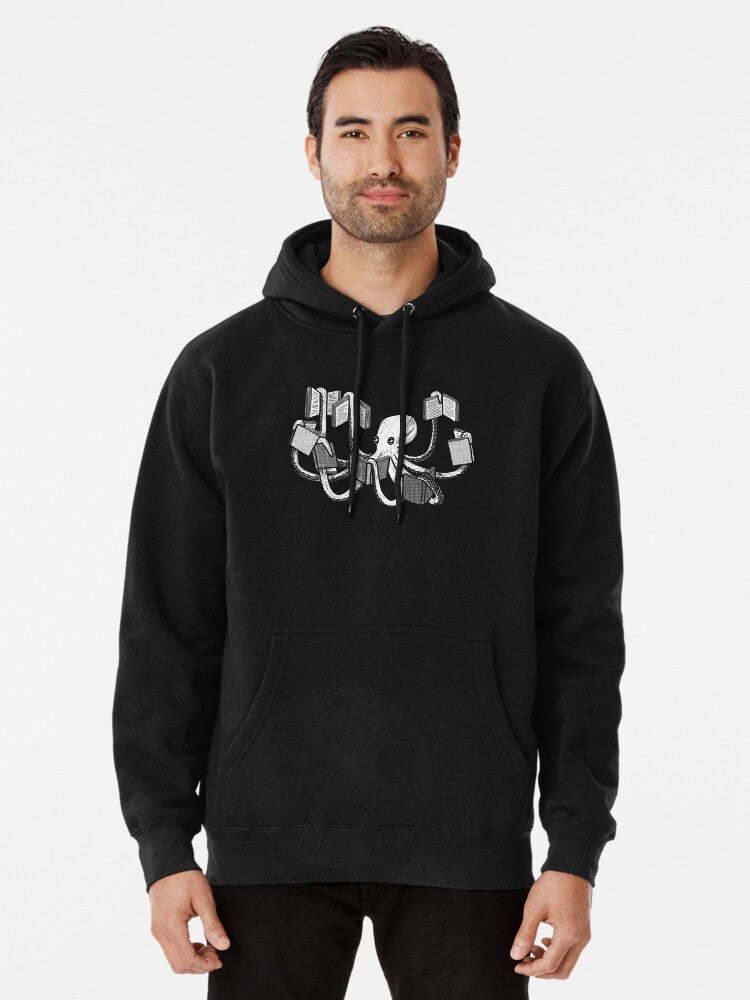 Armed With Knowledge Pullover Hoodie | Cozy Graphic Hoodie | Unisex Pullover