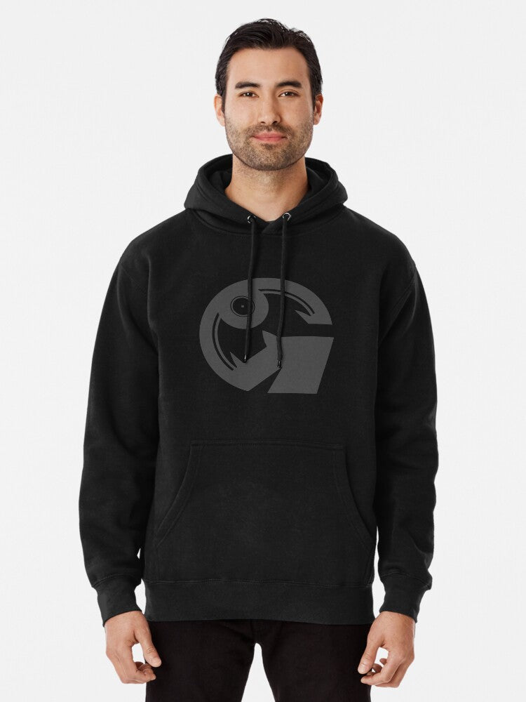 The Ghoul Enterprises 'g' Logo Light Grey Pullover Hoodie | Cozy Graphic Hoodie | Unisex Pullover