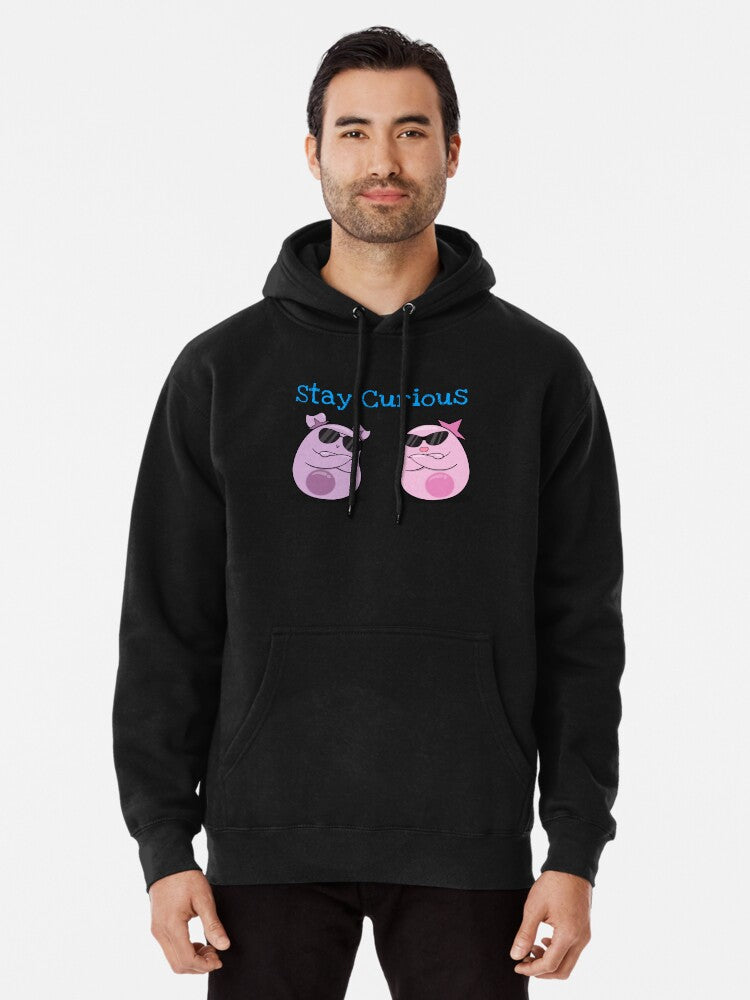 Stay Curious With The Amoeba Sisters Pullover Hoodie | Cozy Graphic Hoodie | Unisex Pullover