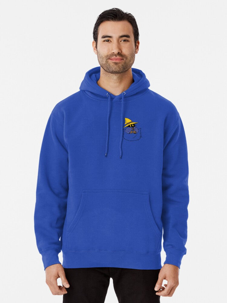 Pocket Mage Pullover Hoodie | Cozy Graphic Hoodie | Unisex Pullover