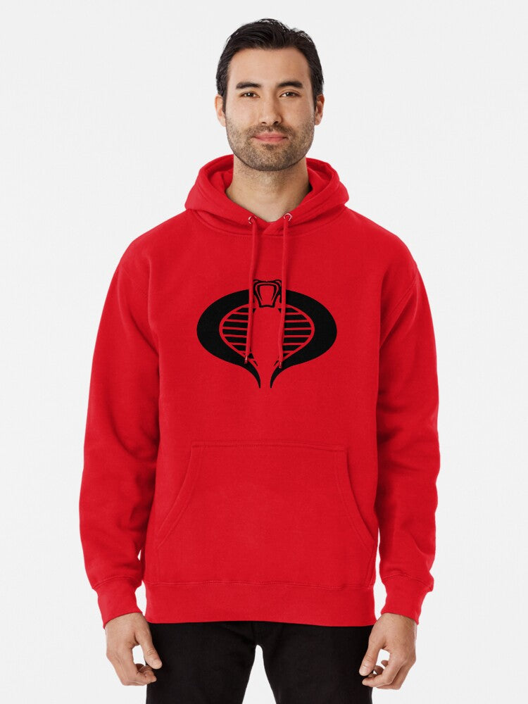 Classic Cobra Command Pullover Hoodie | Cozy Graphic Hoodie | Unisex Pullover