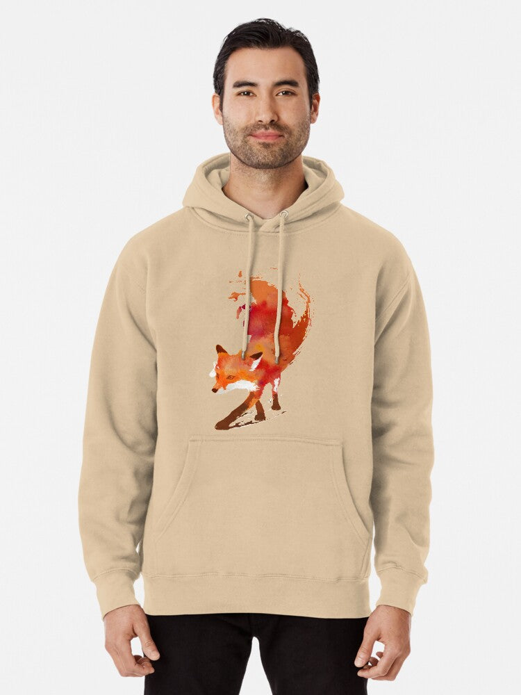 Vulpes Vulpes Pullover Hoodie | Cozy Graphic Hoodie | Unisex Pullover