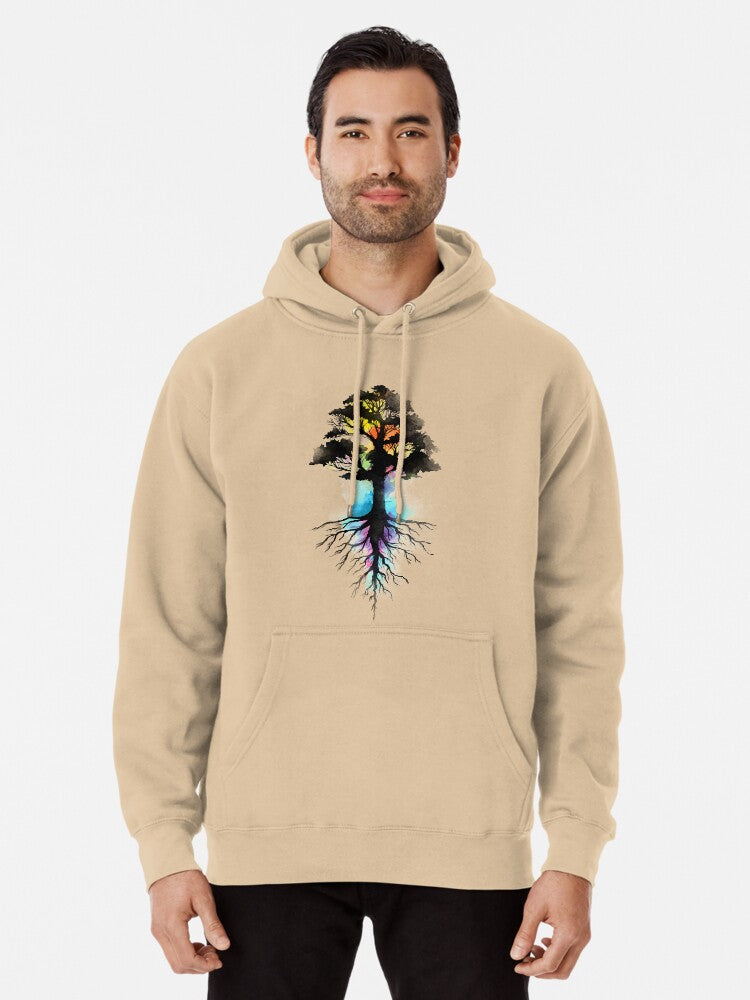 Natural Source Pullover Hoodie | Cozy Graphic Hoodie | Unisex Pullover