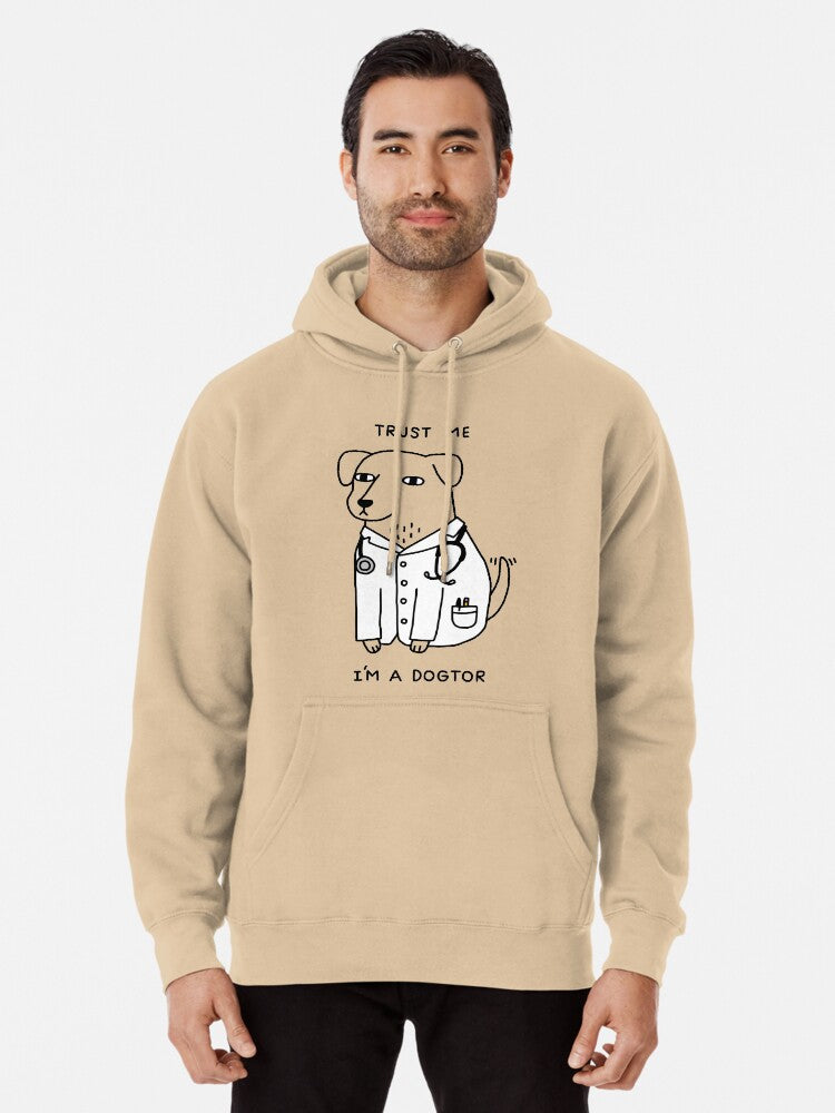 Dogtor Pullover Hoodie | Cozy Graphic Hoodie | Unisex Pullover