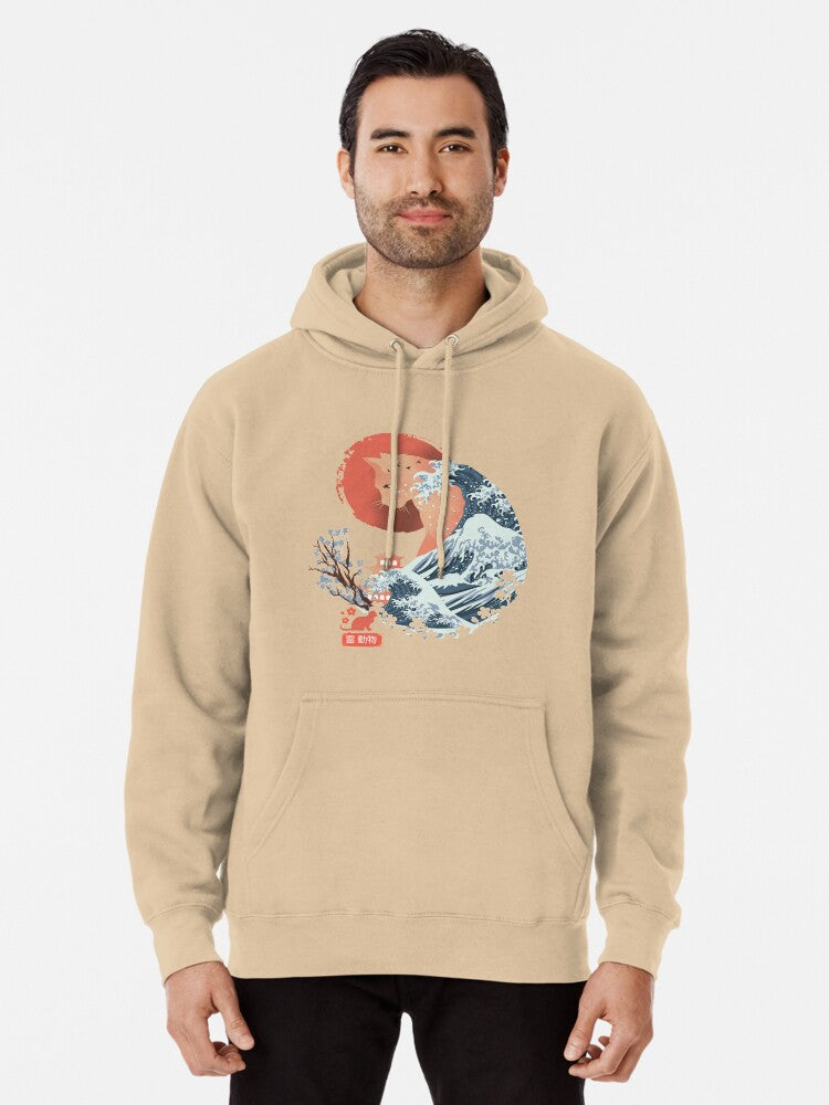 Spirit Animal Cat Pullover Hoodie | Cozy Graphic Hoodie | Unisex Pullover