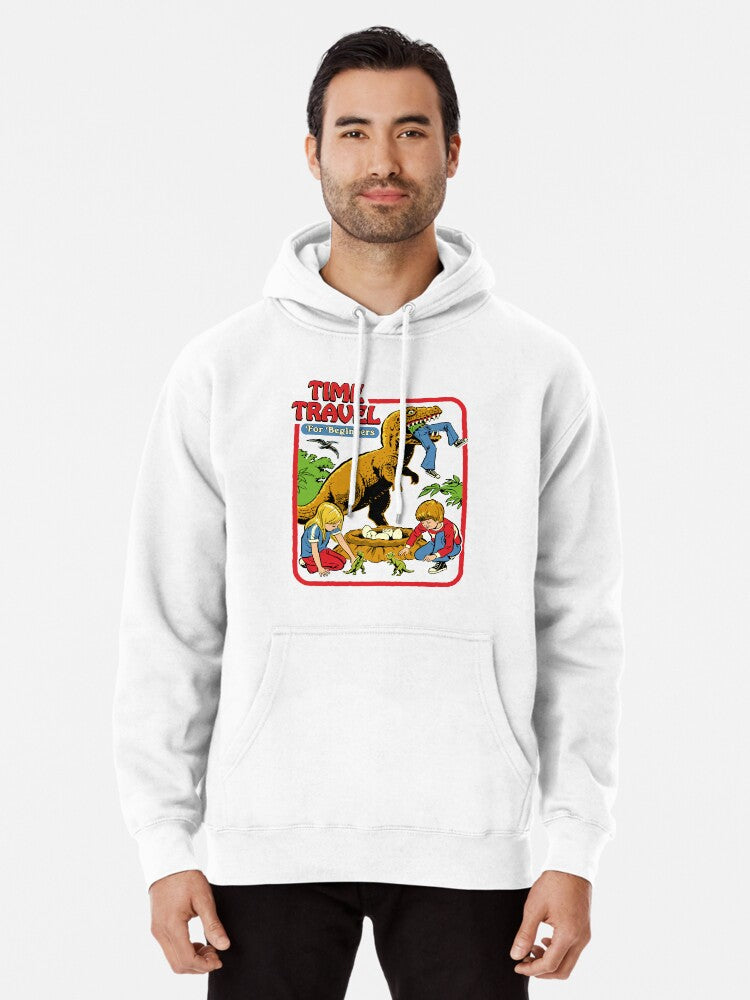 Time Travel For Beginners Pullover Hoodie | Cozy Graphic Hoodie | Unisex Pullover
