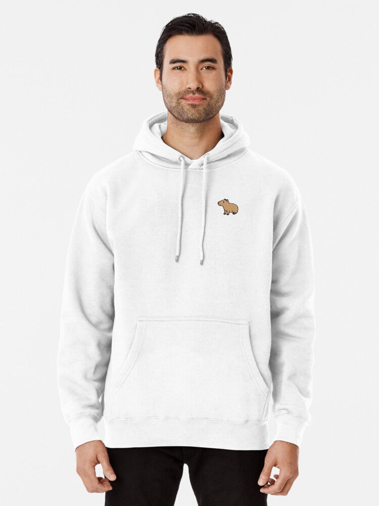 Capybara Pullover Hoodie | Cozy Graphic Hoodie | Unisex Pullover