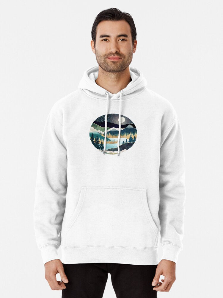 Star Lake Pullover Hoodie | Cozy Graphic Hoodie | Unisex Pullover