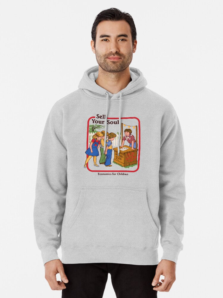 Sell Your Soul Pullover Hoodie | Cozy Graphic Hoodie | Unisex Pullover