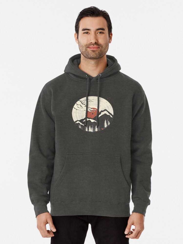 Mtn Lp Pullover Hoodie | Cozy Graphic Hoodie | Unisex Pullover