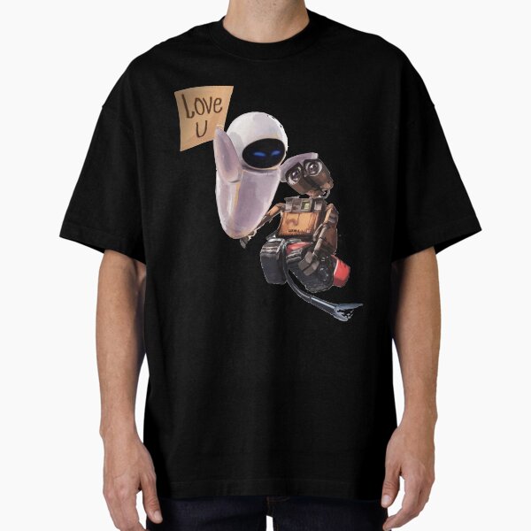WALL-E & EVE  Oversized T-Shirt for Sale by Gnyfeur