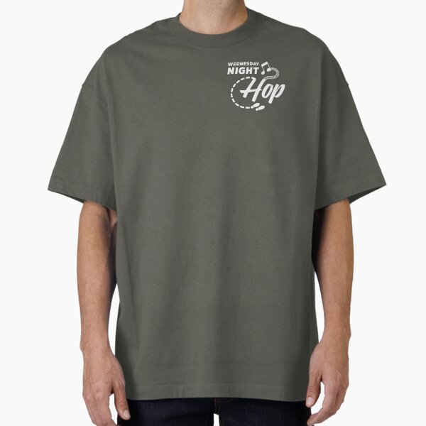 Wednesday Night Hop Logo T-shirt  Oversized T-Shirt for Sale by WNH-Merch