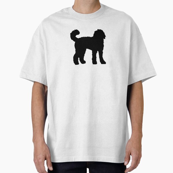 Black Goldendoodle Dog Oversized T-Shirt for Sale by Isabelle-Anne