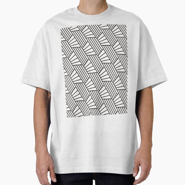 Abstract Line Art Oversized T-Shirt for Sale by EVERTEESLOVER