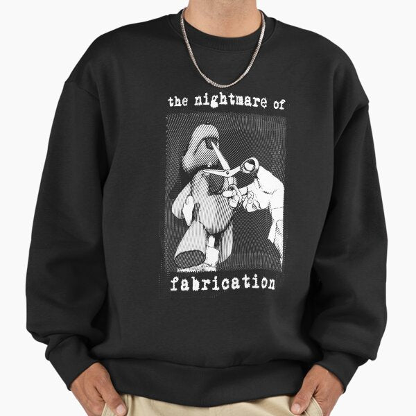 "The Nightmare of Fabrication" Premium Oversized Sweatshirt for Sale by YouAreNotReal