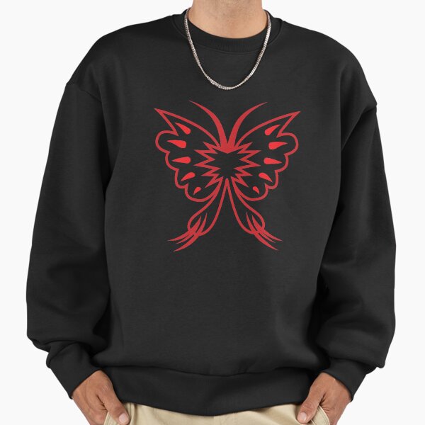 "The Crimson Butterfly" Premium Oversized Sweatshirt for Sale by imiicie