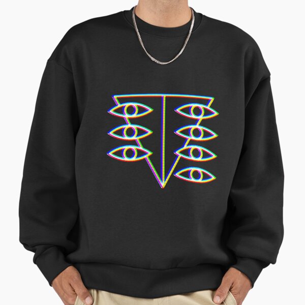 "Neon Genesis Evangelion Seele logo glitch effect" Premium Oversized Sweatshirt for Sale by dumbvaporwave