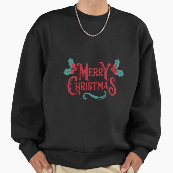 "merry chrismas" Premium Oversized Sweatshirt by BLACK-PIN