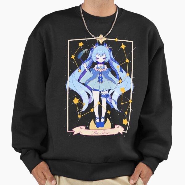 "Hatsune Miku Fanart -The star" Premium Oversized Sweatshirt by Frannana
