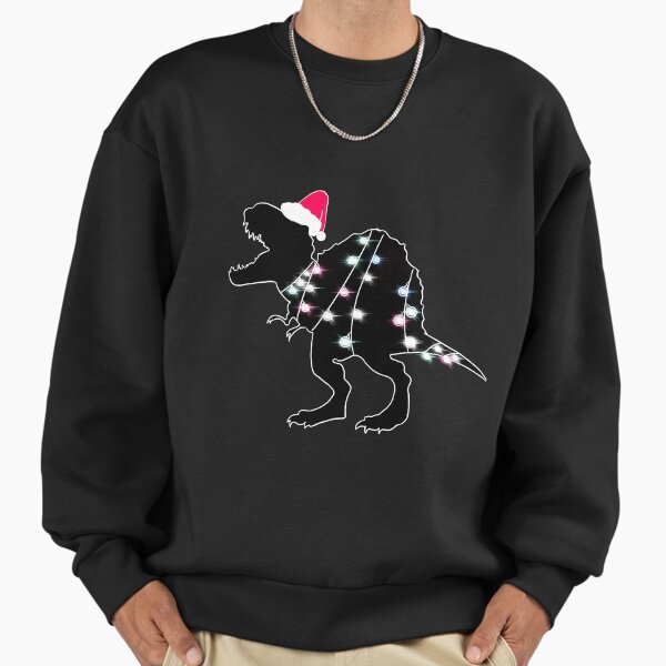 "Santa Riding Dinosaurrex Merry" Premium Oversized Sweatshirt for Sale by YesterDayCheck