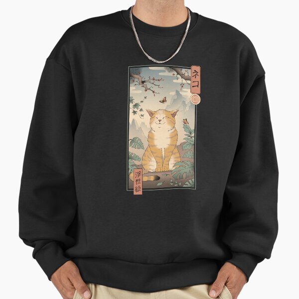 "Edo Cat" Premium Oversized Sweatshirt for Sale by vincenttrinidad