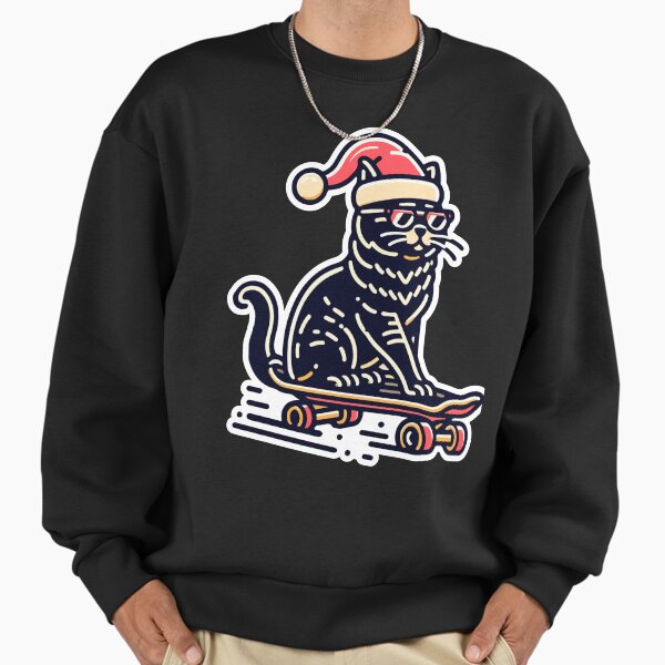 "cat sticker " Premium Oversized Sweatshirt for Sale by Me-design34