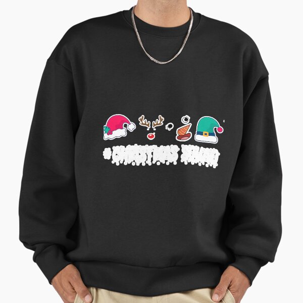 "Christmas Squad Funny Xmas Santa Hat" Premium Oversized Sweatshirt for Sale by NeverLoseSF