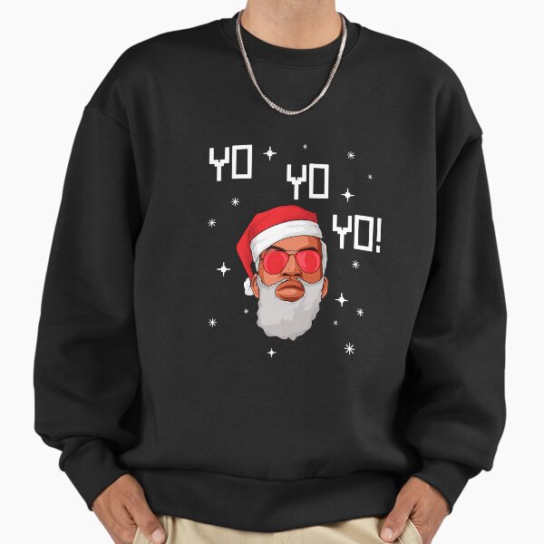 "Xmas African American Santa Merry" Premium Oversized Sweatshirt for Sale by SkyCloudBlue