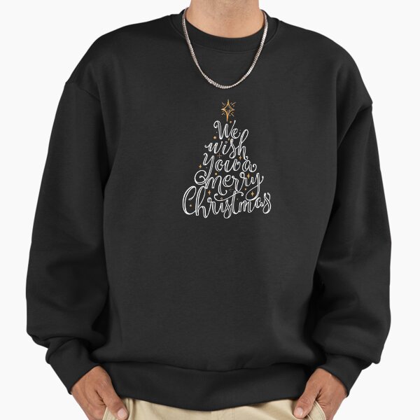 "We Wish You A Very Merry Christmas White Gift" Premium Oversized Sweatshirt for Sale by AmineMZOURHI