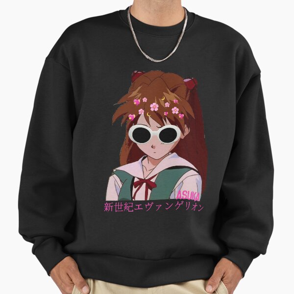 "asuka evangelion aeshetic " Premium Oversized Sweatshirt for Sale by Rumney66