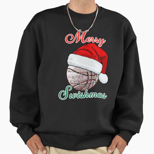 "Merry Swishmas Ugly Christmas Basketball Christmas " Premium Oversized Sweatshirt for Sale by EmiAndMike