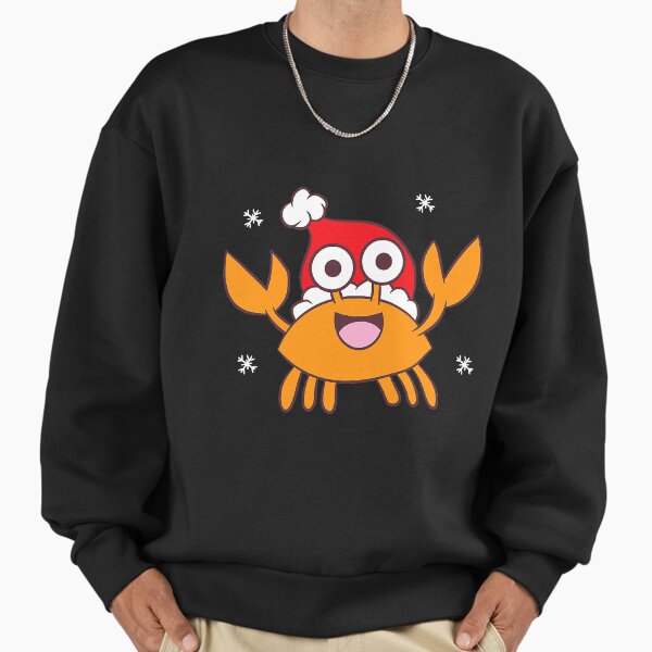 "Sea Crab Christmas Crab With Santa Hat" Premium Oversized Sweatshirt for Sale by YesterDayCheck