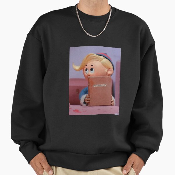 "Retro Christmas Dentist Hermey The Elf" Premium Oversized Sweatshirt for Sale by poolfrogpoo