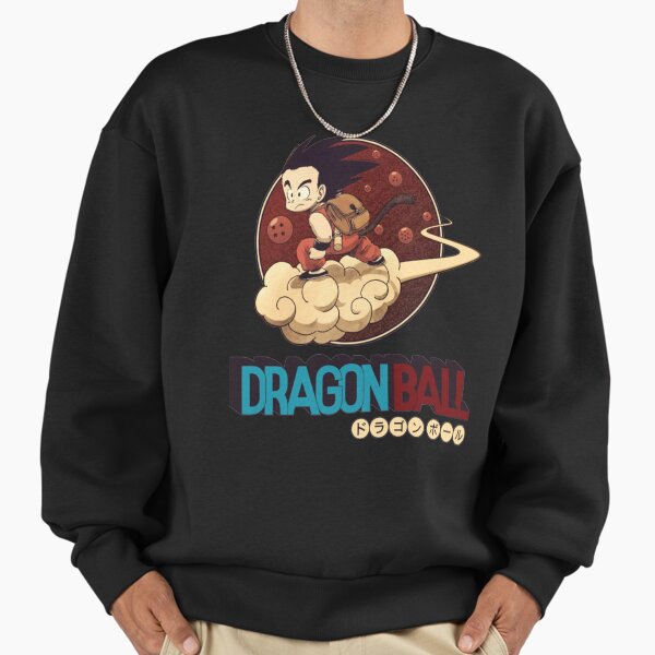 "Anime Son Goku & Kinto-Un" Premium Oversized Sweatshirt for Sale by Quennstoer