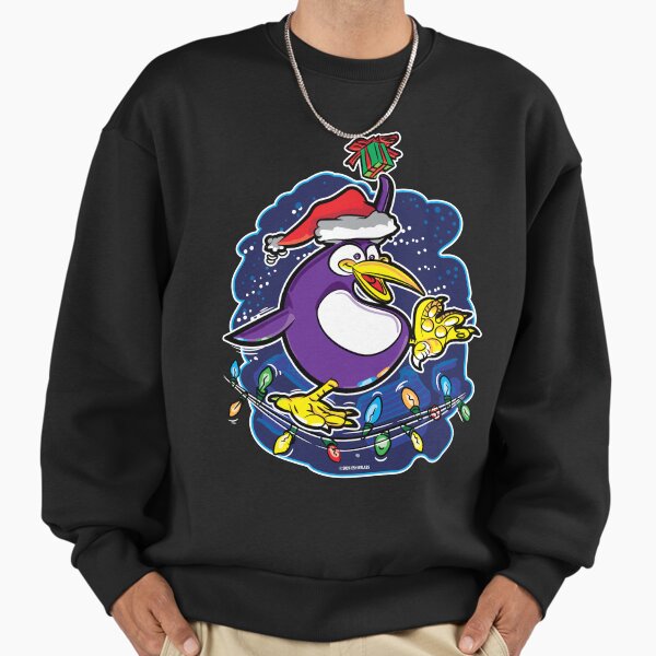 "Christmas Penguin Special Delivery" Premium Oversized Sweatshirt for Sale by eShirtLabs