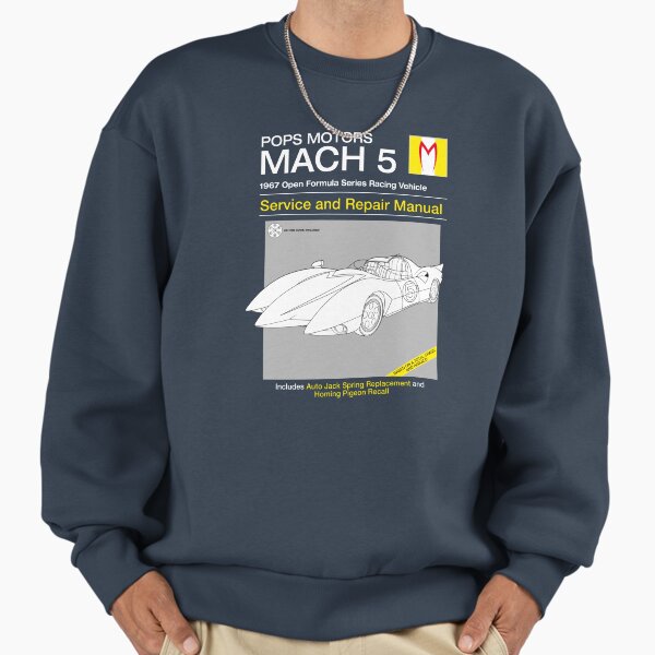 "Mach 5 Service and Repair" Premium Oversized Sweatshirt for Sale by Crocktees