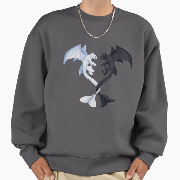 "Toothless and lightfury " Premium Oversized Sweatshirt for Sale by AutumnLegend