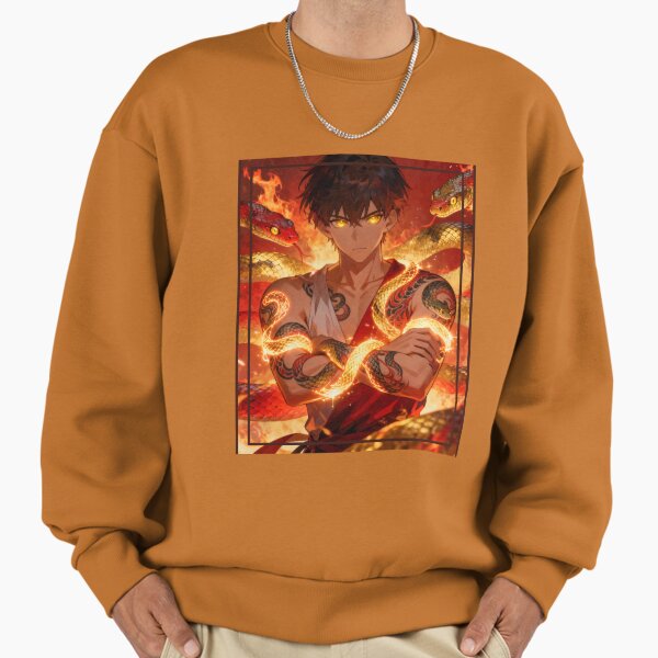 "Serpent’s Wrath" Premium Oversized Sweatshirt for Sale by NovaOtaku