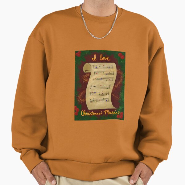 "I Love Christmas Music" Premium Oversized Sweatshirt for Sale by mermaid-heart21