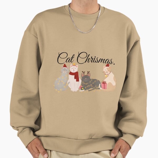 "Cat Chrismas" Premium Oversized Sweatshirt for Sale by Yellowpeace11