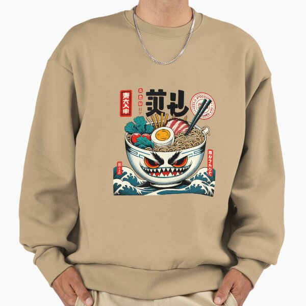 "The Great Ramen Off Kanagawa" Premium Oversized Sweatshirt for Sale by toobel