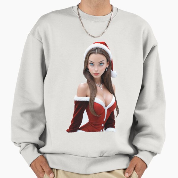 "Santa Amy" Premium Oversized Sweatshirt for Sale by amy-campbell-