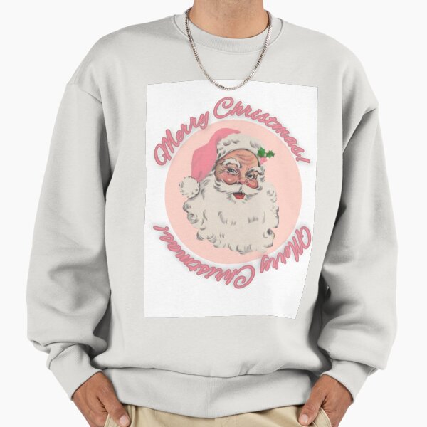 "Vintage pink santa claus" Premium Oversized Sweatshirt for Sale by NatashaBelijak