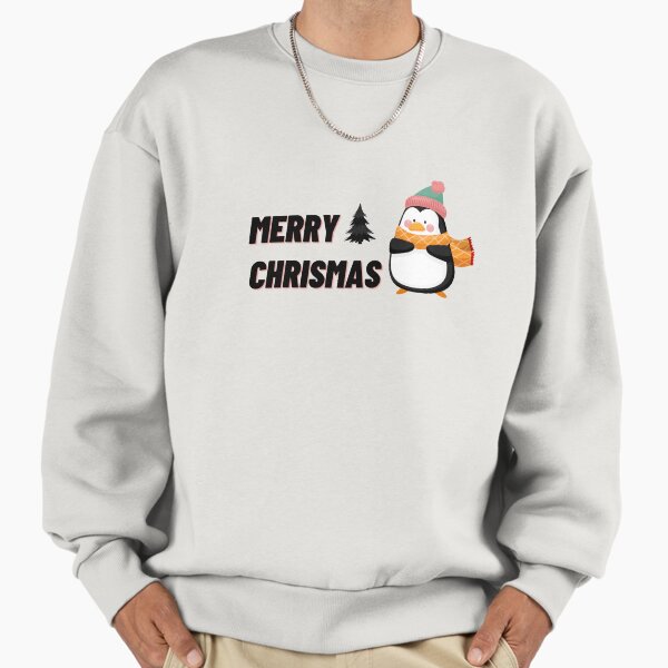 "Pingouin, Merry Chrismas" Premium Oversized Sweatshirt for Sale by GoGoAr