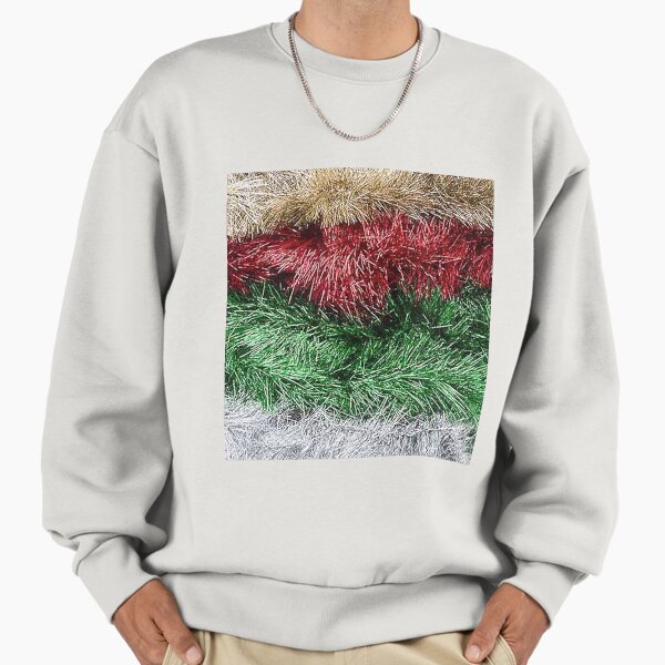 "Merry Chrismas Tinsel" Premium Oversized Sweatshirt for Sale by ViviennePoet